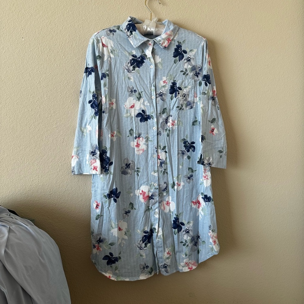 Lauren Ralph Lauren button up nightgown